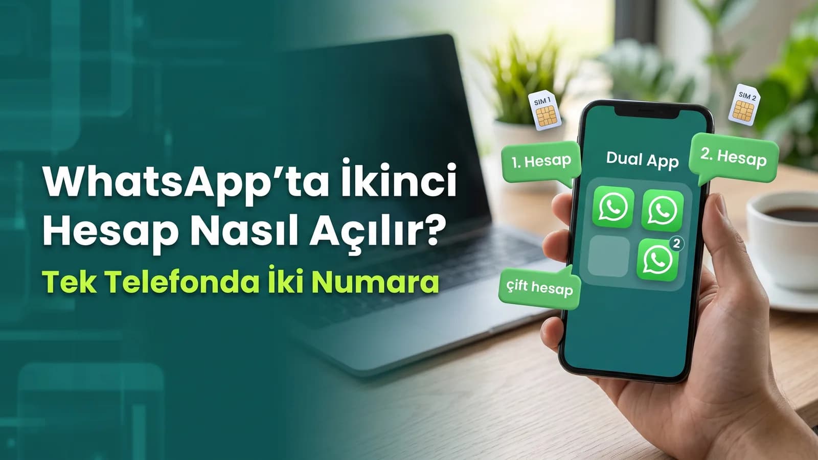 WhatsApp'ta İkinci Hesap Nasıl Açılır? Tek Telefonda İki Numara